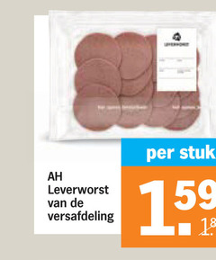  stuk leverworst versafdeling 