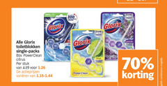  glorix toiletblok 300 toiletblokken single citrus stuk varieeren combineren 