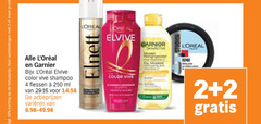  2 4 50 250 garnier elvive color vive shampoo flessen ml varieeren loreal elnett 