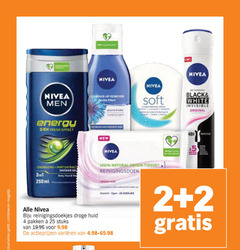  2 4 5 25 100 productvarianten combineren nivea men energy fresh effect 250ml soft black white invisible original natural origin tissue reinigingsdoek reinigingsdoekjes droge huid pakken stuks varieeren 