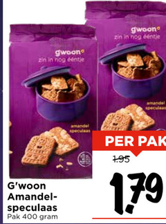  gwoon speculaas 400 amandel pak 