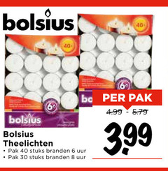  bolsius theelichten 6 8 30 40 pak stuks branden uur 3.99 