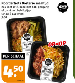  450 noordertrots oosterse maaltijd nasi bami babi pangang ketjap schaal noorder trots kilo sate 