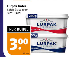  lurpak roomboter 250 300 boter kuipje gezouten kilo smeerbaar zouten 