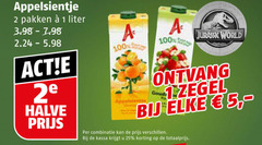  appelsientje fruitdrank 1 2 5 25 100 pakken liter 2e halve jurassic world goud combinatie kassa 