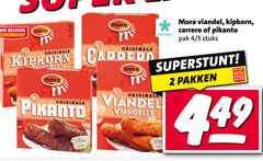  2 10 40 5x mora originals kipkorn diepvries viandel carrero pikanto pak 4 5 stuks pakken viandelle 