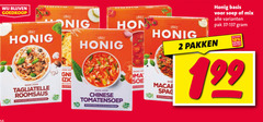  honig maaltijdmix soep 2 10 16 1867 basis tagliatelle roomsaus chinese tomatensoep mix pak pakken 