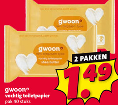  gwoon vochtig toiletpapier 2 40 zorgzaam butter pak stuks pakken 