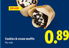  cream muffin stuk 