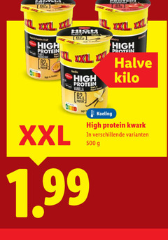  500 protein xxl passion fruit high praten xl xx vanilla dessert berry student halve kilo koeling kwark 