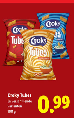  croky chips 25 100 tubes nacho cheese paprika 