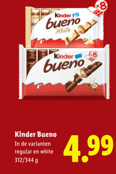  kinder bueno regular white 