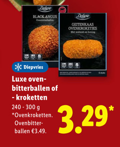  6 black angus geitenkaas walnoot diepvries luxe oven bitterballen kroketten ballen 