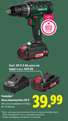  2 8 17 20 parkside consumenten bond accu lader t.w.v. boormachine oplader delig bit boorset zware boormachines consumentenbond schroefboormachine online 