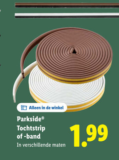  parkside tochtstrip band maten 