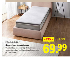  7 90 200 livarno home omkeerbare matras hoogwaardig stevig hybride schuim zacht gelschuim cm 