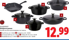  1 2 3 4 5 6 16 22 25 28 30 31 silvercrest gietijzeren pannen soorten kookplaten inductie pan cm 8 l serveerpan grillpan braadslede 
