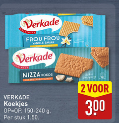  2 300 verkade originals frou vanille bros romig knapperig nizza kokos laagje suiker koekjes stuk 1x 