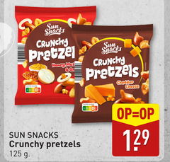 sun snacks crunchy pretzel nutri score honey pretzels cheddar cheese 