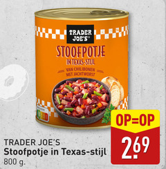  score trader stoofpotje texas stijl chilibonen jachtworst 