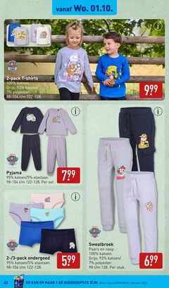  1 2 3 5 7 100 nickelodeon paw patrol pack shirts katoen grijs polyester aventure bay friends spin master pyjama elastaan marshal ondergoed sweatbroek paars navy stuk rubble kassa 