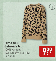  100 lily gebreide trui katoen stuk 
