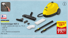  1 2 1500 jaar stoomreiniger l tank ca. bar accessoires stuk karcher 