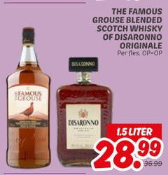  famous grouse disaronno whisky amaretto blended scotch originale fles liter 