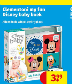  clementoni my fun disney baby boek 6 book with water b learn 3.99 