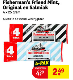  4 25 friend mint original salmiak pack sugar free added lozenges 4x ge menthol pak 