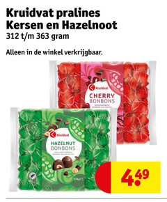  kruidvat pralines kersen hazelnoot hazelnut bonbons cherry 