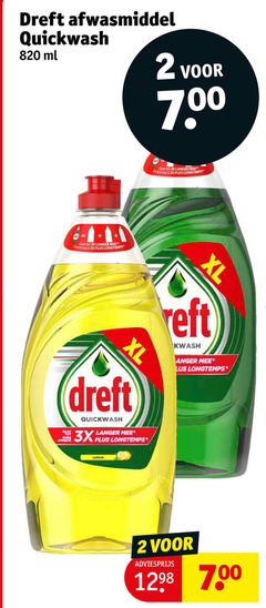  1 2 dreft afwasmiddel quickwash ml 3x langer xl bus longtemps lemon lus 