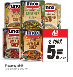  unox soep 2 5 uno kippen 3x originele groente beter rijk inox champignon leven tomaten groenten kom erwten blik blikken ml 