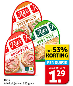  kips pate theeworst 1910 r rooksmaak heer vega romig beter leven kuipjes kuipje 