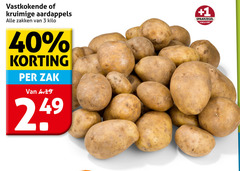  aardappelen 3 40 vastkokende kruimige aardappels zakken kilo zak 1 vin 