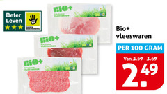  100 beter leven dieren bescherming bio vleeswaren 