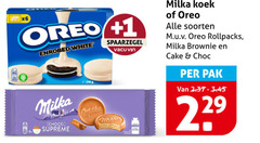 oreo 1 white vacuvin milka choco supreme koek soorten brownie cake choc pak 
