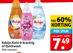  robijn wasmiddel 15 60 koude classics color kleur langer quickwash klein soorten wit stuk 