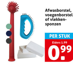  afwasborstel voegenborstel vlekkenprobleem sponzen stuk elders 