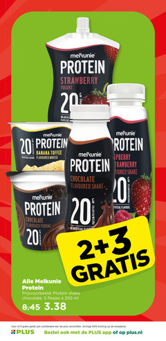  2 3 5 20 60 250 melkunie protein strawberry yoghurt 6 r pack banana toffee artificial flavours flavoured mousse proteine chocolate shake pudding pot flavo bottle ml combinatie plus.nl 