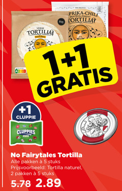 1 2 5 verse tortilla naturel original paprika chili fairytales pakken stuks 