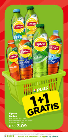  lipton ice tea 1 2 50 100 taste sugar zero green lemon calories original sparkling peach flessen 5 liter combinatie plus.nl 