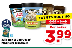  ben and jerrys magnum ijsspecialiteit 1 super baked brownies cookie dough chocolate vanilla ice chip cream with chunks ijsbekers old car caramel beker 