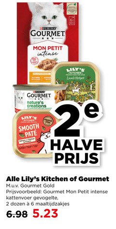  1 2 6 xpurina gourmet petit intense 6x poule kip kitchen food for dogs lamb hotpot creations smooth pate salmon chicken prawns fish 2e halve gold kattenvoer gevogelte dozen maaltijdzakjes 