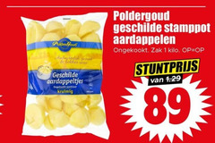  aardappelen 1 poldergoud ambachtelijk gezond vers geschilde aardappeltjes ongerookt panklaar kruimig stamppot zak kilo 