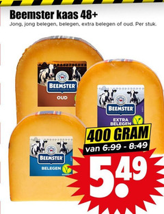  kaas 400 beemster 48 jong belegen oud stuk premium 