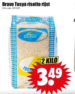  2 bravo risotto rijst xxl zak foods taste nature tosti r tipi kilo 