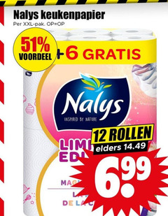  nalys keukenpapier 12 xxl pak voordeel 6 inspired by nature rollen elders 