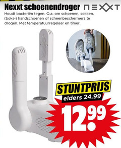  nexxt schoenendroger bacterieen o.a. schoenen sokken boks handschoenen scheenbeschermers drogen temperatuurregelaar timer elders 