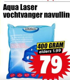  400 aqua laser vochtvanger navulling elders 